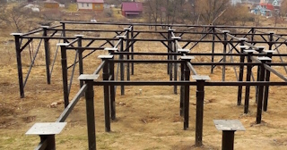 Свайный фундамент под ключ цена с установкой в Гусь-Хрустальном от 516 рублей/м2| установка свайного фундамента под дом под ключ недорого
